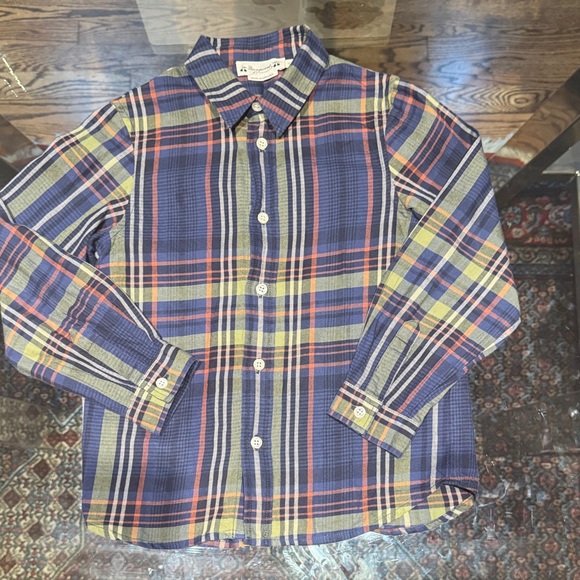 Bonpoint Boys Multicolor Button Down Shirt